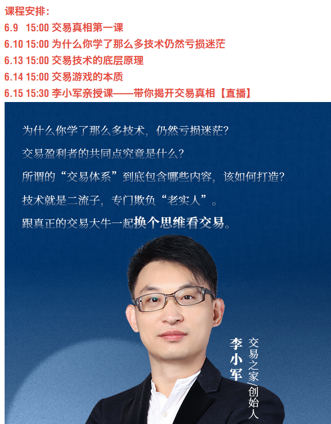 「李小军」期货交易 李小军带你揭开交易真相