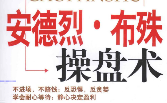 【赵信】赵信著投资大师操盘术系列 安德烈·布殊操盘术(高清) 1PDF文章